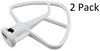 2 Pk, Stand Mixer, 4.5 QT Flat Coated Beater for KitchenAid K45B, W10672617