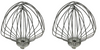2 Pk, Stand Mixer, 7 QT, Wire Whip, for KitchenAid, AP5801892, WPW10600940