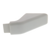 Oven Door Handle End Cap, White, for General Electric, AP2019455, WB7X7189