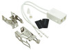4 Pk, Top Burner Ceramic Receptacle Kit for Maytag, AP3075808, PS340571, 89336