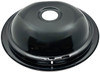 Large 8" Black Porcelain Drip Bowl for Whirlpool, AP6018808, 93169205B