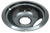 Small 6" Black Porcelain Drip Bowl for Whirlpool, AP6018809, 93169204B