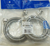 Supco ⅜" X 5' Stainless Steel Hose, 2 Pk, Washers and Dishwashers, 3805FESS2