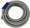 Supco ¼" COMP X ¼ COMP" 120" Stainless Steel Hose for Refrigerators, 1410RFSS