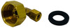 Supco ¾" Brass Valve Adapter for Icemakers and Humidifiers, VI2404