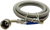 1406EDWSS - Stainless Steel Hose for Dishwasher with 90° Elbow