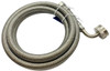 1406EDWSS - Stainless Steel Hose for Dishwasher with 90° Elbow