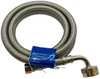 1406EDWSS - Stainless Steel Hose for Dishwasher with 90° Elbow