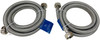 6' Stainless Steel Hose – Pack of 2, Compatible with Washing Machines, 3806FFSS2