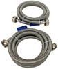 6' Stainless Steel Hose – Pack of 2, Compatible with Washing Machines, 3806FFSS2