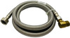 Supco 1/2" COMP X 3/8" COMP 60" Stainless Steel Hose, 1405DWSS12
