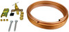 Supco 25' Copper Tubing Ice Maker Installation Kit, 1/4" OD, C25