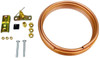 Supco 25' Copper Tubing Ice Maker Installation Kit, 1/4" OD, C25