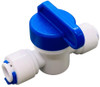 Supco 1/4" Union Connector with Shut Off valve for Hot or Cold, SPFUV14