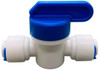 Supco 1/4" Union Connector with Shut Off valve for Hot or Cold, SPFUV14