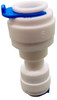 Supco 3/8" to 1/4" Reducing Union Straght Connector, for Hot and Cold, SPFU314