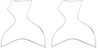 2 Pk, Refrigerator Door Gasket for Sub Zero, 3211080, 3212110, 7010584, SZO584