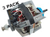 3 Pk, Dryer Motor & Pulley for Whirlpool Sears, AP3094245, PS334304, 279827