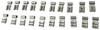 Supco Non-Insulated Quick Disconnects, 20 Pack, 16-14 AWG 3/16" (.187"), T1106