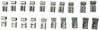 Supco Non-Insulated Quick Disconnects, 20 Pack, 16-14 AWG 3/16" (.187"), T1106