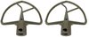 2 Pk, Stand Mixer, 7 QT, Flat Beater for KitchenAid, W10672613, W11050806