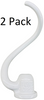 2 Pk, KitchenAid Stand Mixer Spiral Coated Dough Hook, 6 QT, W10846380