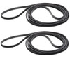 WE12X10014 - 2-Pack Dryer Belt for General Electric and Hotpoint