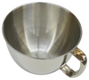 2 Pk, Mixer 5QT Bowl w/handle for KitchenAid, W10245282, WPW10676080, W11324096