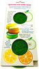 Siege 2 Sided Fruit Green Apple Design Sponges (2 Pk), 649