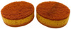 Siege 2 Sided Fruit Orange Design Sponges (2 Pk), 647