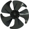 Evaporator Fan Blade for General Electric, Black, WR60X10204, WR60X46086