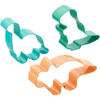 Wilton 3 Pc Dinosaur Cookie Cutter Set, 2308-0-0292