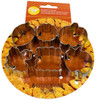 Wilton 6 Piece Autumn Pie Crust Cutter Set, 2308-0893
