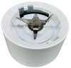Blender Collar with Blades, White, for KitchenAid , AP4500694, WPW10500388