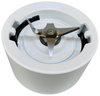 Blender Collar with Blades, White, for KitchenAid , AP4500694, WPW10500388
