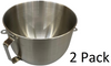 2 Pk, KitchenAid Stand Mixer 4.5 QT SS Bowl w/Handle, W10146362, W10802050