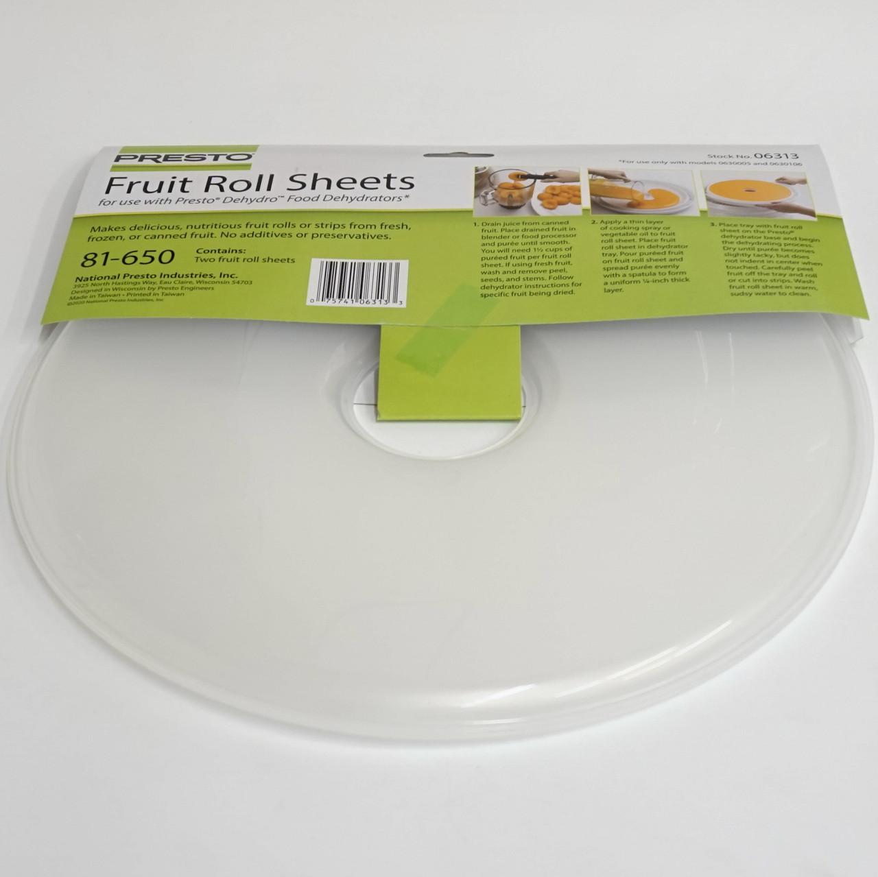 Presto Fruit Roll Sheets