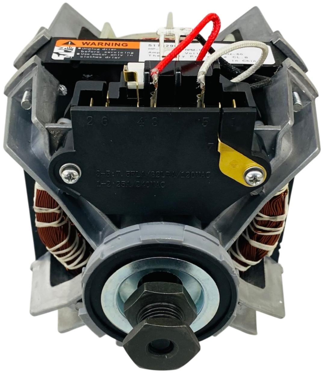 D511629P - Dryer Motor & Pulley fits Speed Queen, Amana, Alliance