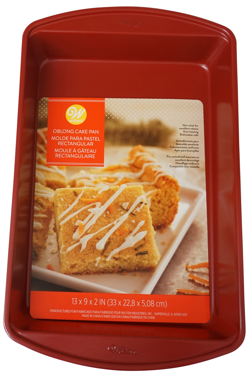 Wilton Recipe Right Non-Stick Oblong Cake Pan 9 x 13 inch 2105-961 – Good's  Store Online