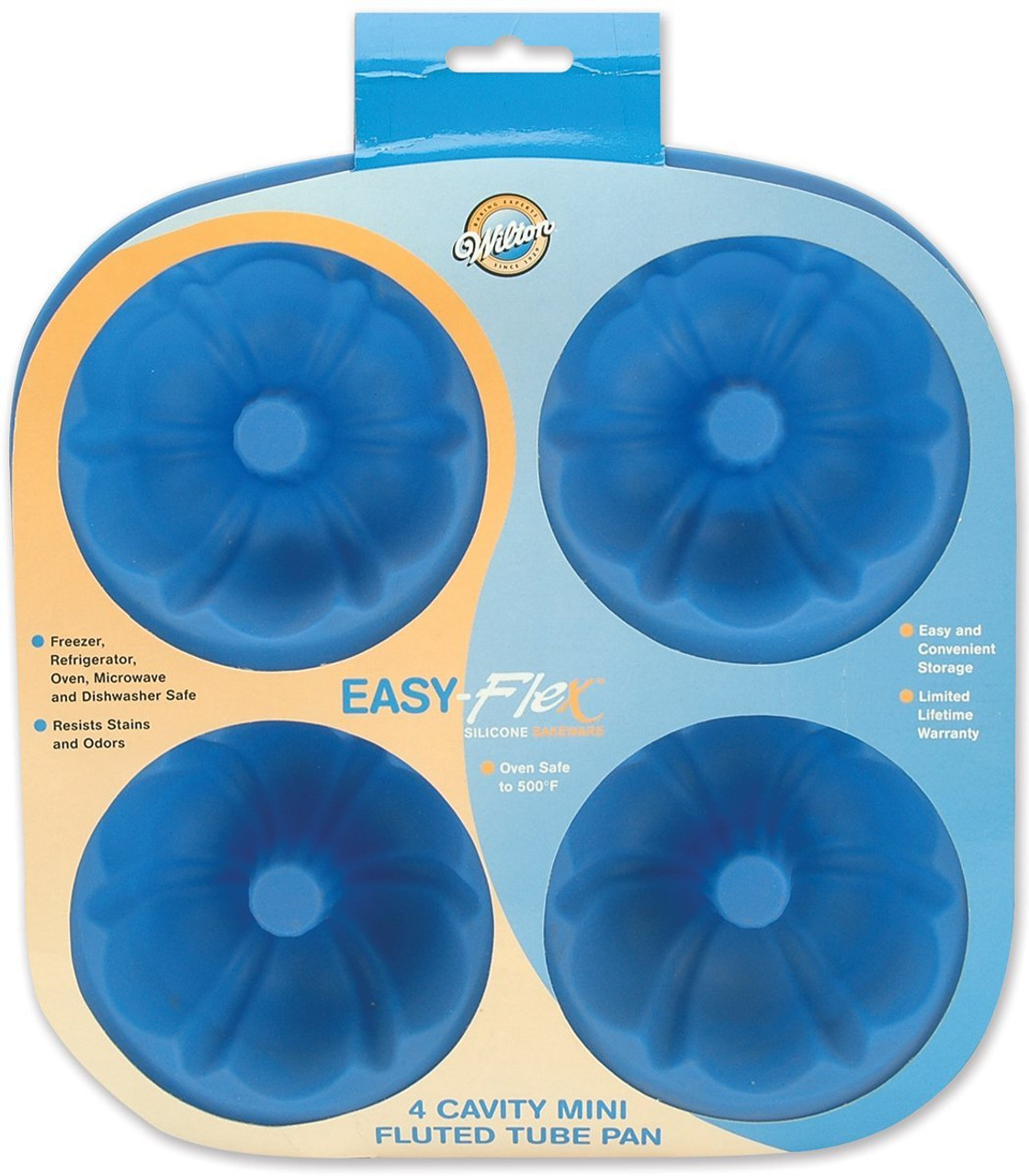 Wilton Easy-Flex Silicone Mini Loaf Pan 4-Cavity