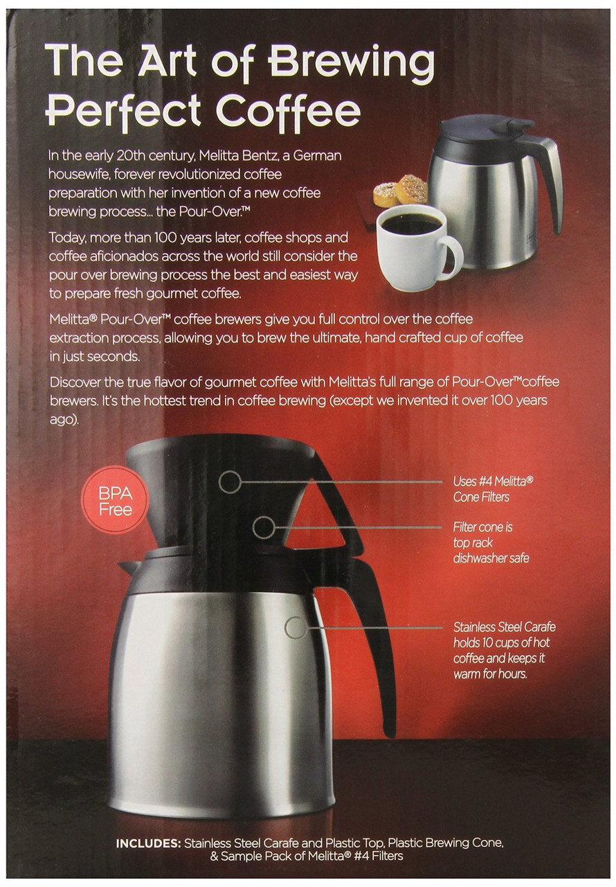 Braun Coffee Maker Stainless Steel Thermal Carafe, 67050581 