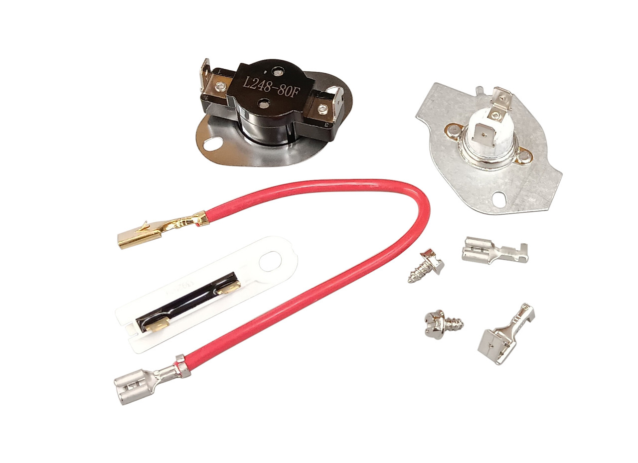 Dryer Thermal Cut Out Kit and Fuse for Whirlpool, Sears, 279816