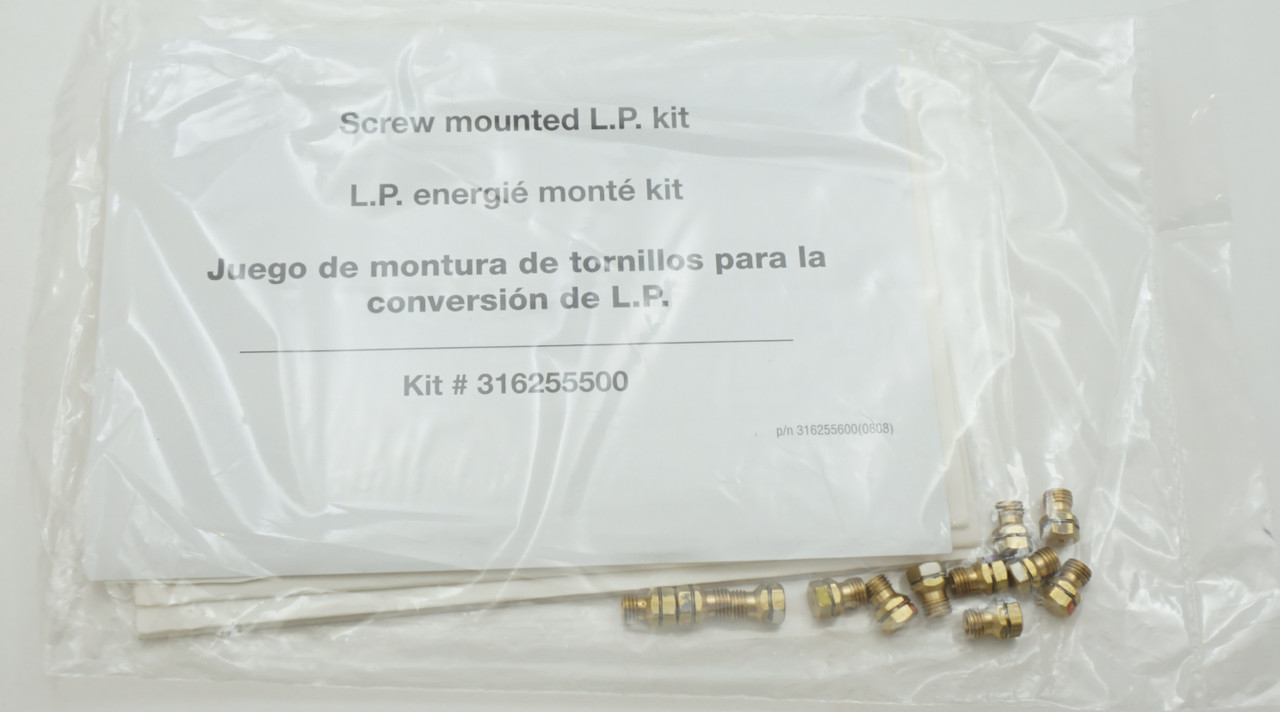 Frigidaire Electrolux Gas Range Screw Mounted LP Conversion Kit 316255500