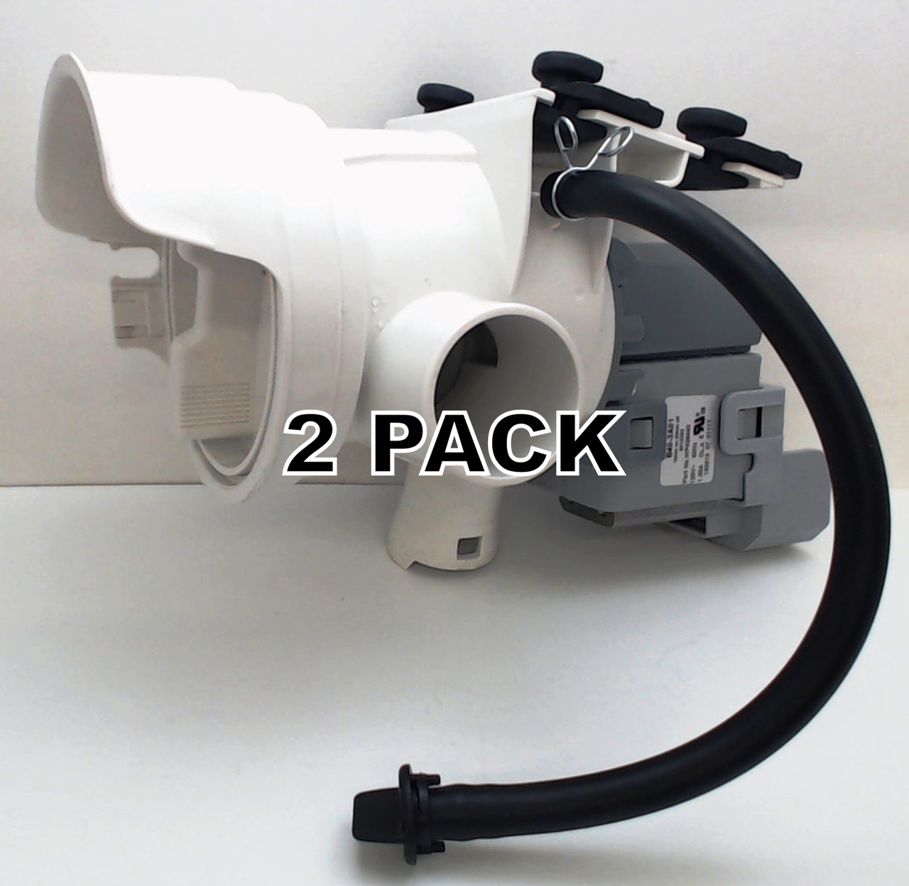 2 Pk Washing Machine Drain Pump for Bosch AP3764202 00436440