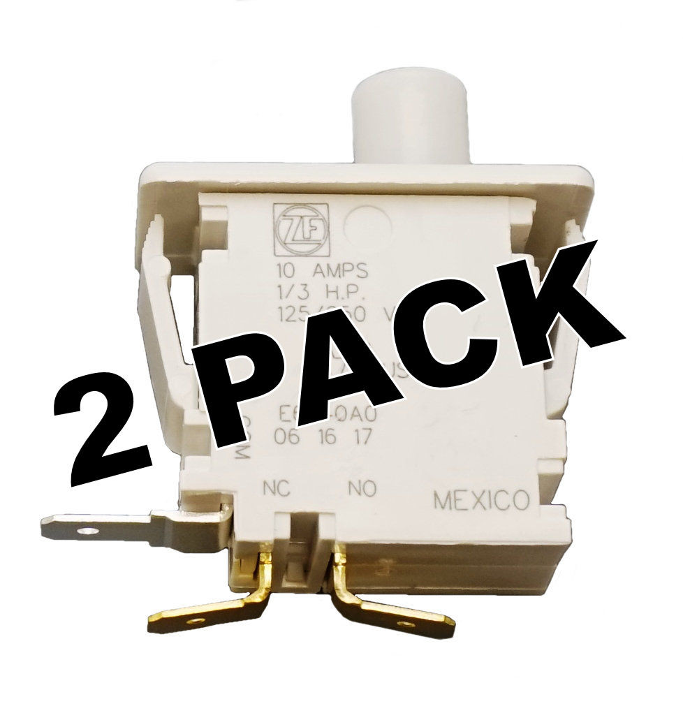 16806 - 2-Pack Universal Dryer Door Switch for Whirlpool and Maytag