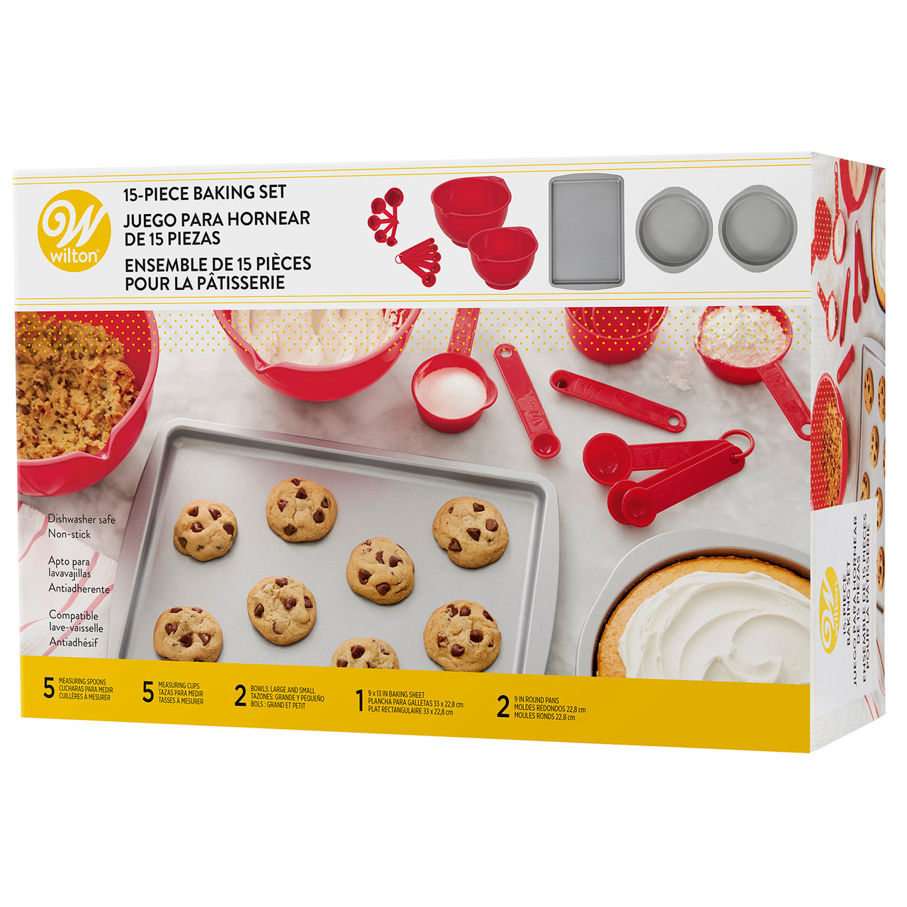 Wilton 4 Piece Non-Stick Cookie Baking Set & Reviews