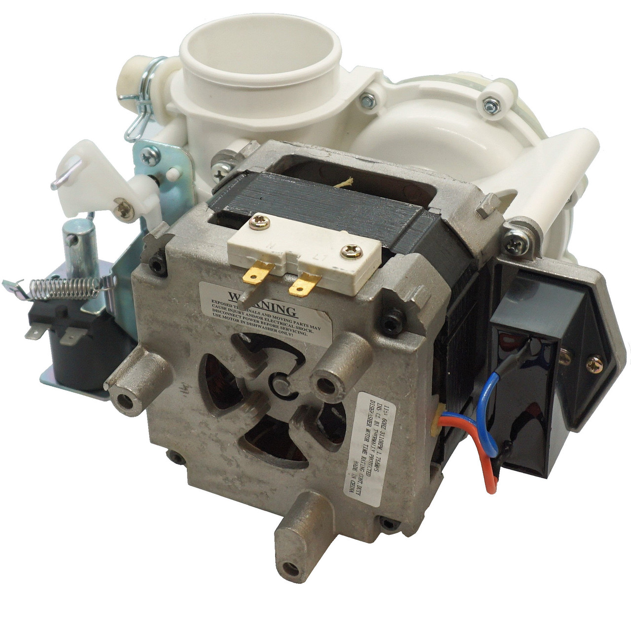 Dishwasher Pump Motor for General Electric, AP4980659, PS3486941