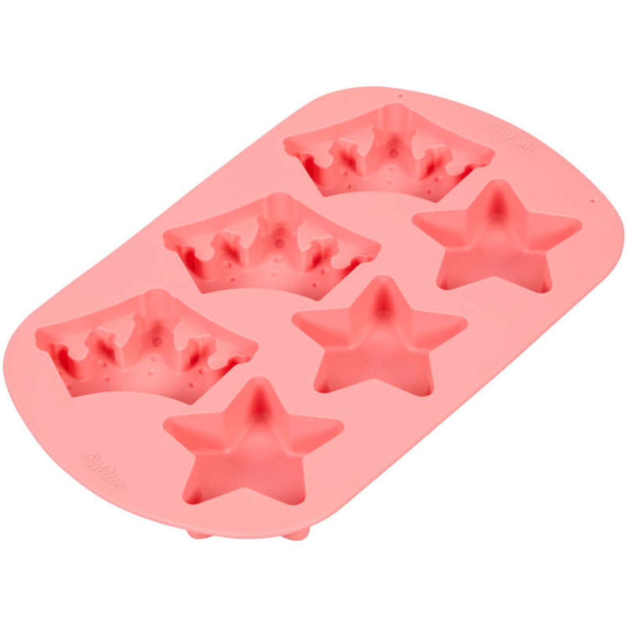 Wilton Floral Party Silicone Mold, 6-Cavity