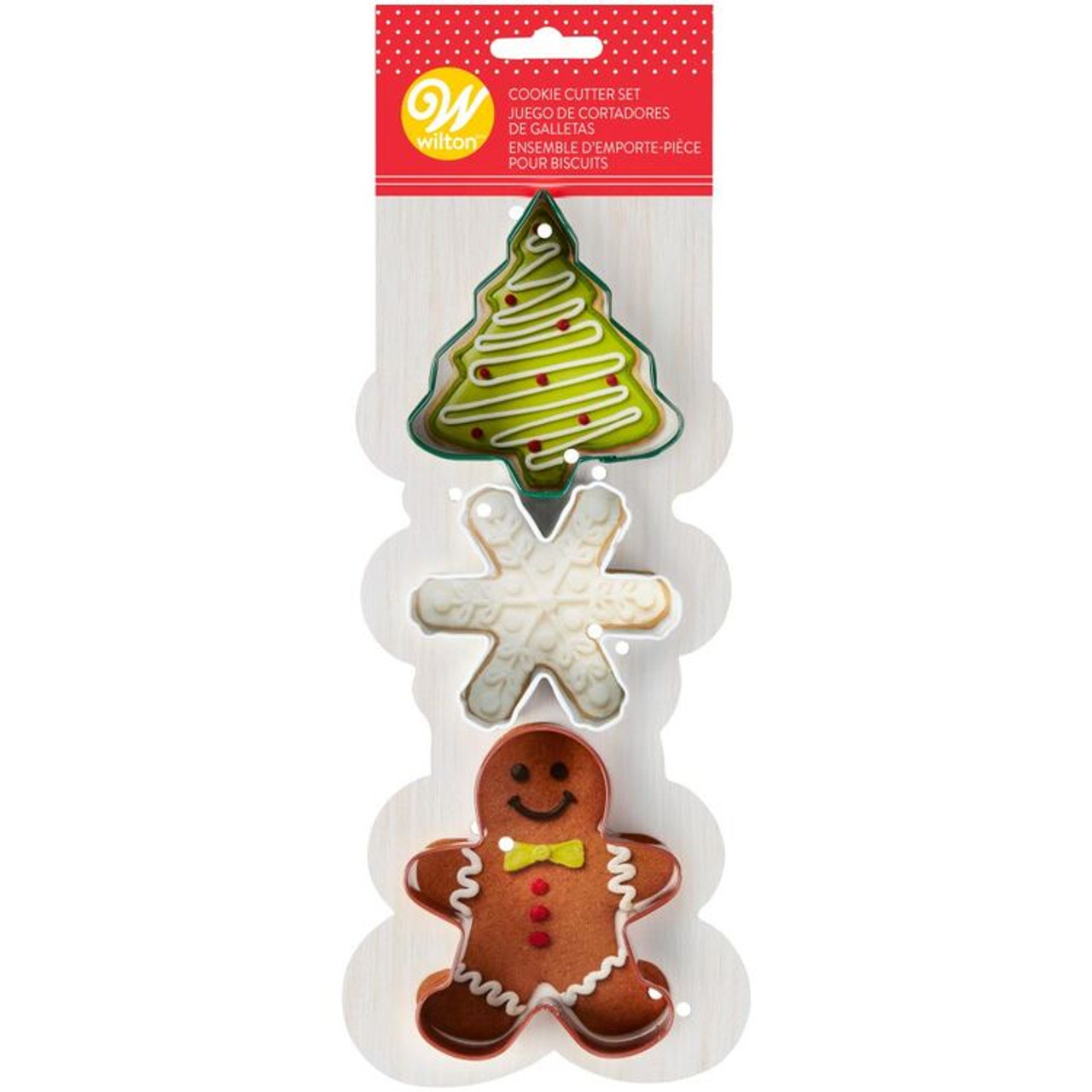 Wilton Christmas Shapes Metal Cookie Cutter Set, 18-Piece