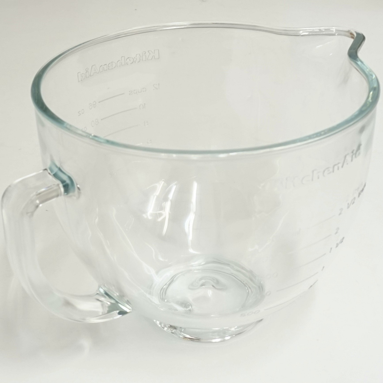 2 Pk, 5 QT Glass Mixer Bowl for KitchenAid, AP6015862, PS11749143
